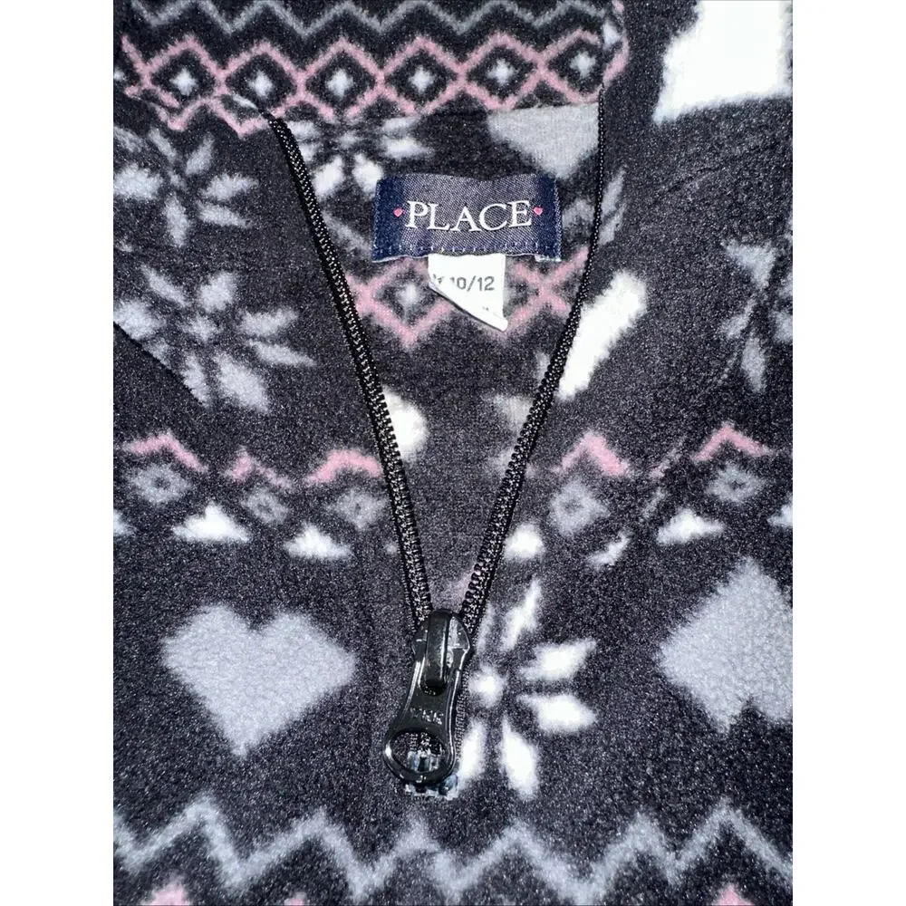 Big Girls size 10-12 Children Place Cozy Long Sleeve Fleece Pullover Top